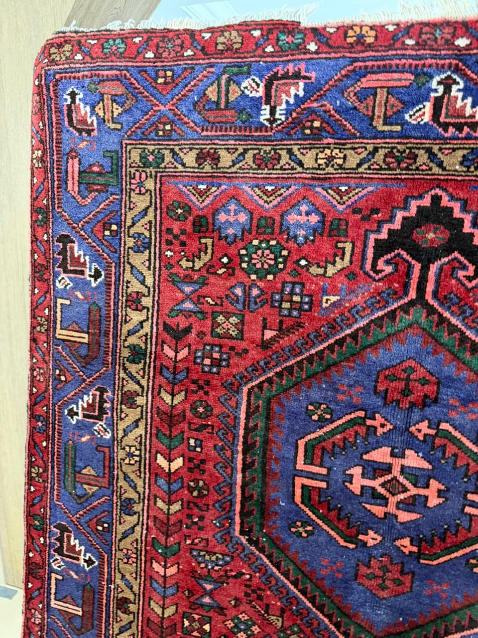 Runner Hamadan 285x145 cm, multicolor wool, Iran - 226254