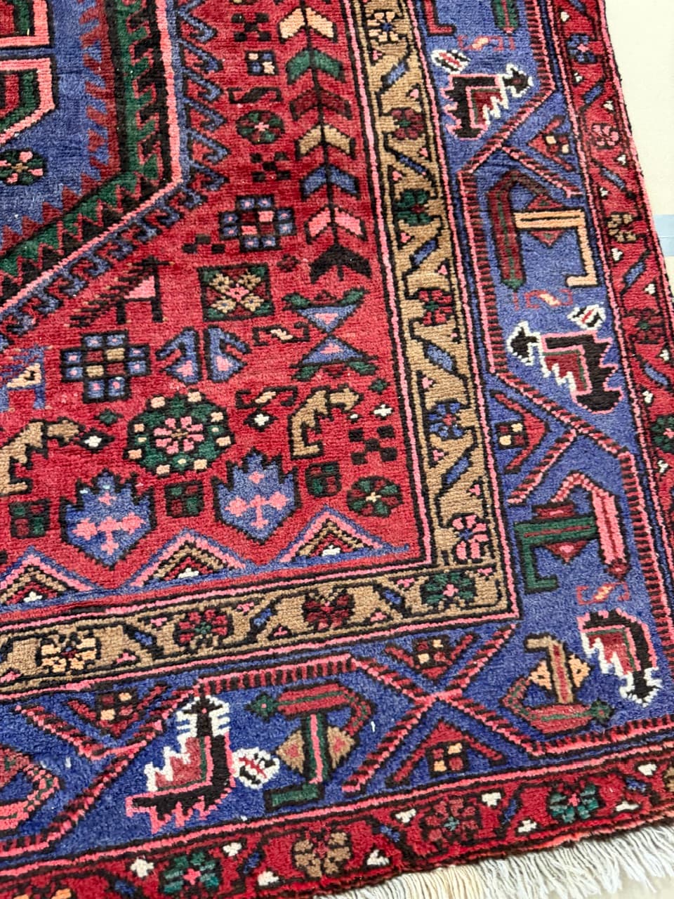 Runner Hamadan 285x145 cm, multicolor wool, Iran - 226245