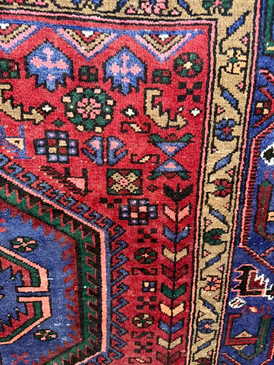 Runner Hamadan 285x145 cm, multicolor wool, Iran - 226255