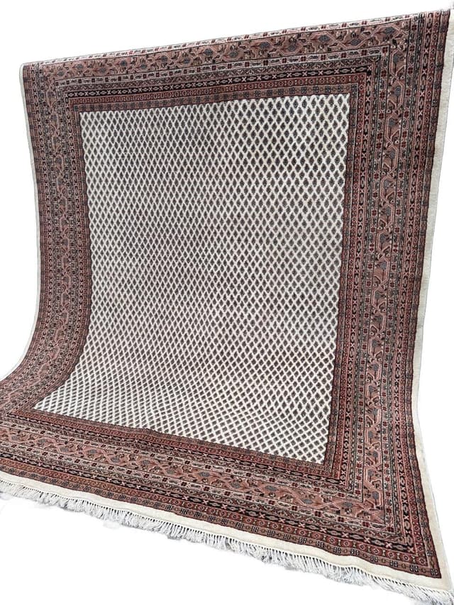 Dywan perski Indo Mir 315x250 cm, wełna beżowy, Indie - WYMIARY