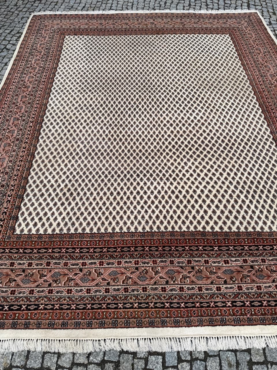 Dywan perski Indo Mir 315x250 cm, wełna beżowy, Indie - 226284