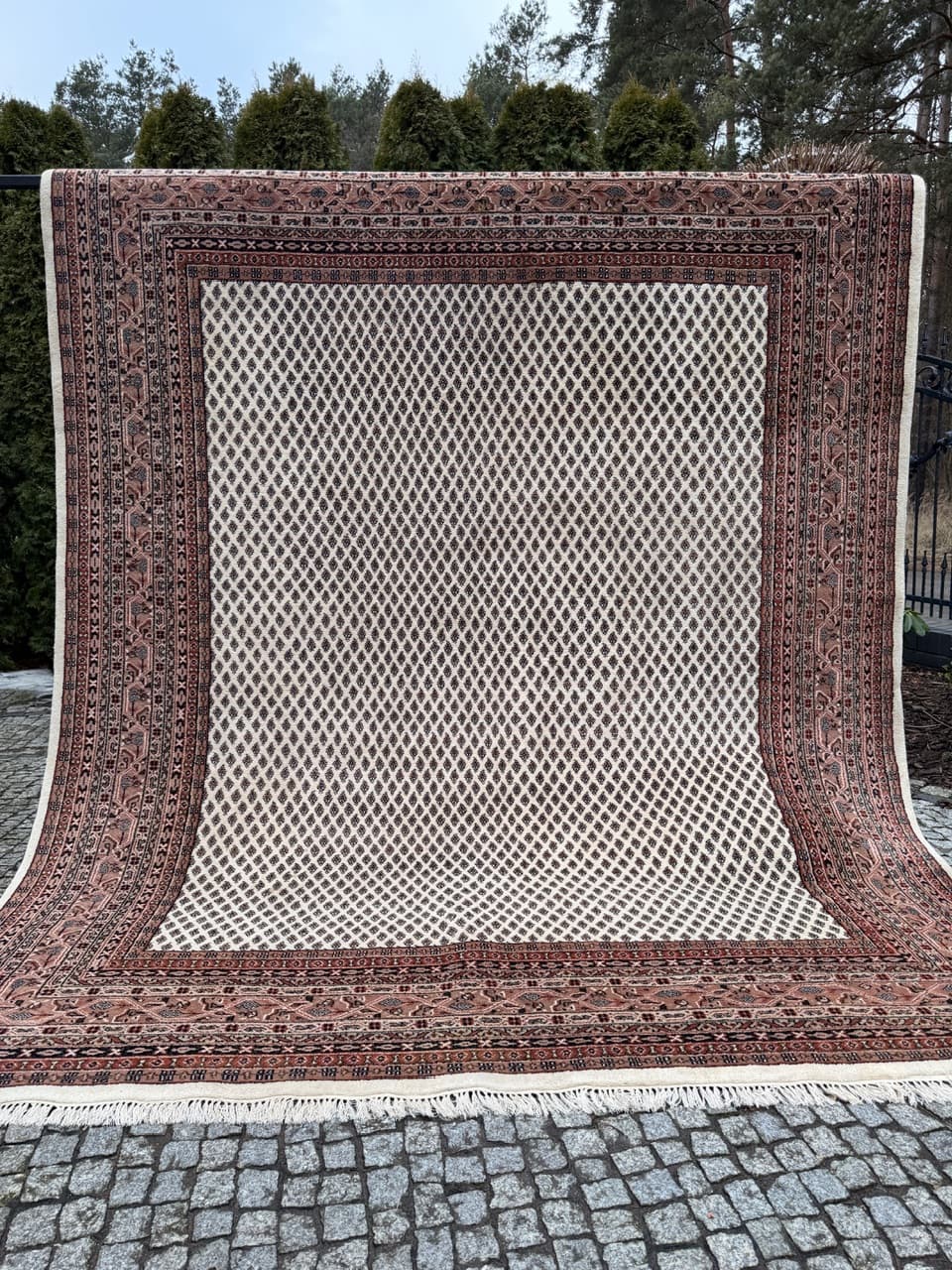 Dywan perski Indo Mir 315x250 cm, wełna beżowy, Indie - 226278