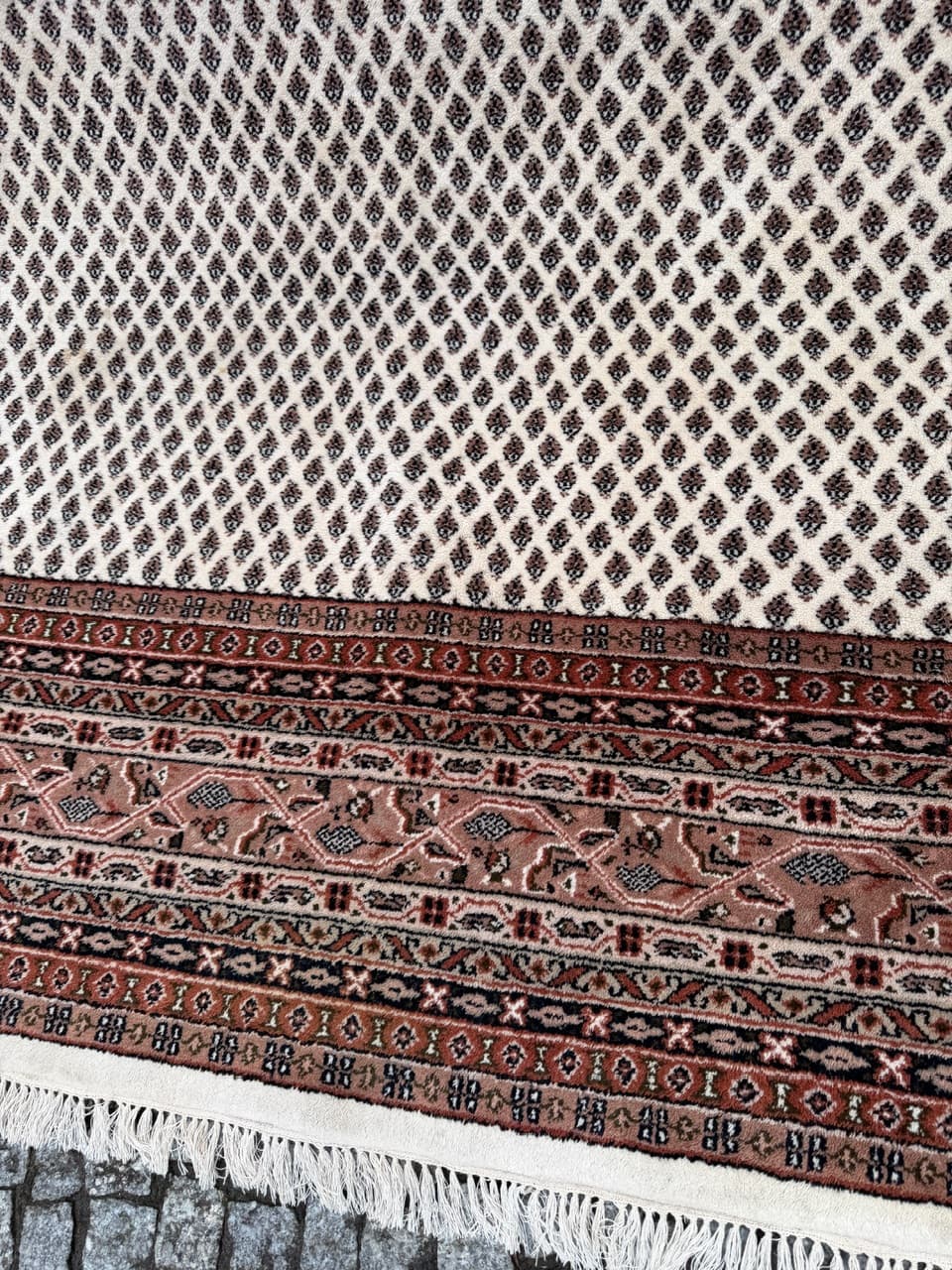 Dywan perski Indo Mir 315x250 cm, wełna beżowy, Indie - 226280