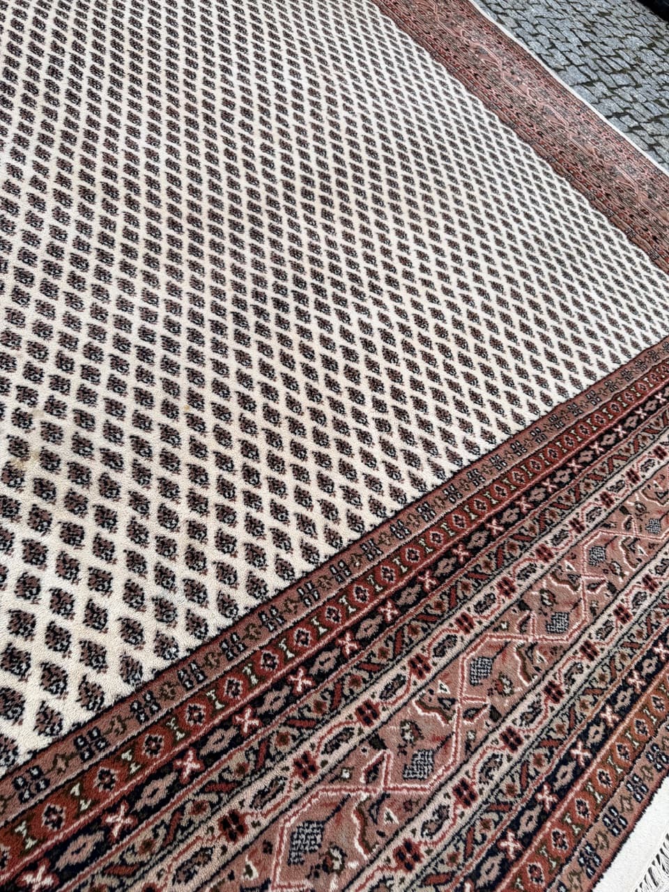 Dywan perski Indo Mir 315x250 cm, wełna beżowy, Indie - 226287