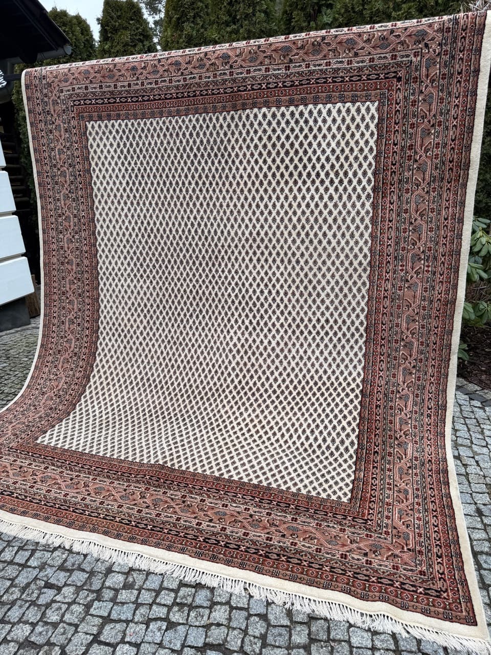 Dywan perski Indo Mir 315x250 cm, wełna beżowy, Indie - 226279