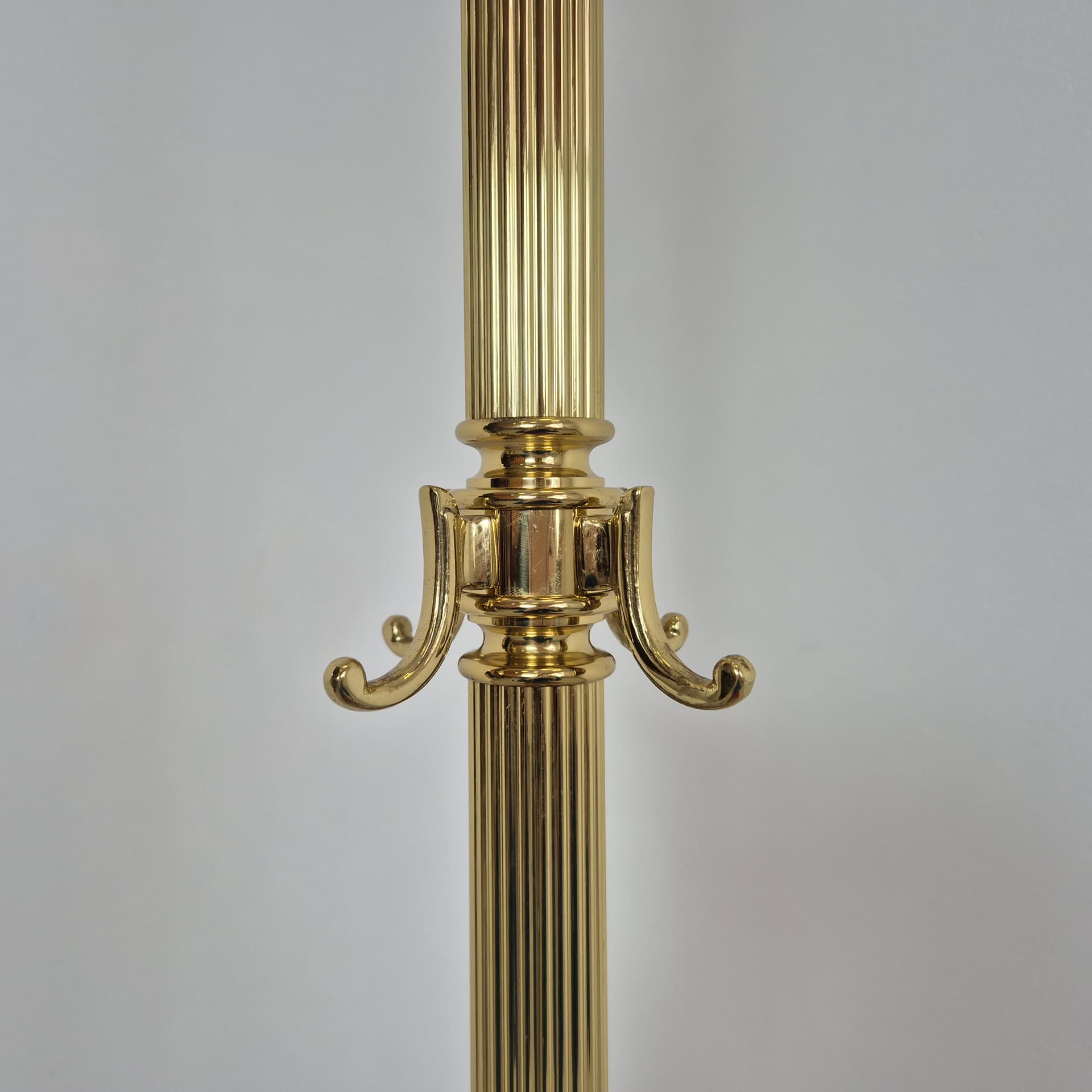 Standing coat rack, gold brass, Germany, 1960s. - 226448