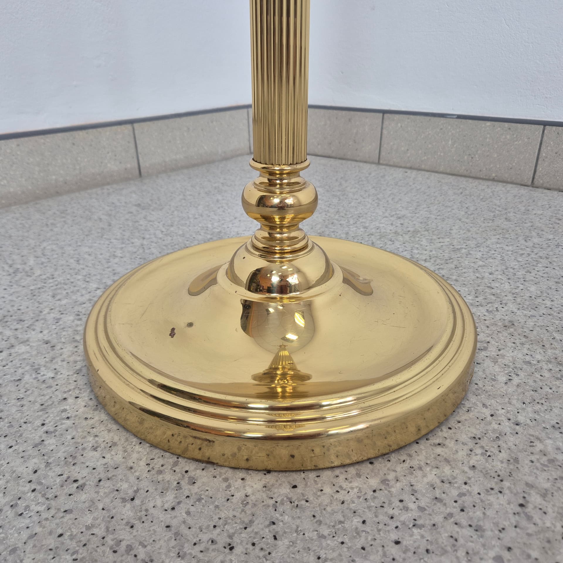 Standing coat rack, gold brass, Germany, 1960s. - 226454