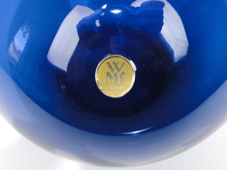 Vase Sphere, Art Deco, sapphire crystal, WMF, Germany, 1950s - 226618
