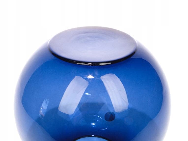 Vase Sphere, Art Deco, sapphire crystal, WMF, Germany, 1950s - 226620