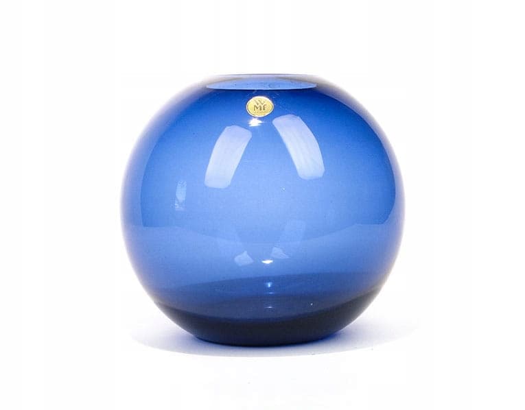 Vase Sphere, Art Deco, sapphire crystal, WMF, Germany, 1950s - 226622