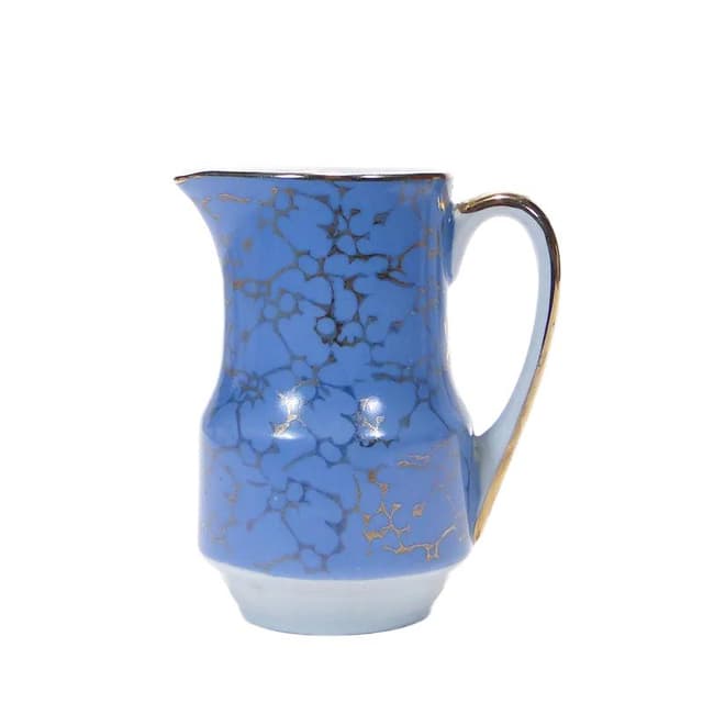 Cobalt Blue and Gilt Ada Milk Jug, by W. Potacki for Ćmielów, Poland, 1970s - DIMENSION