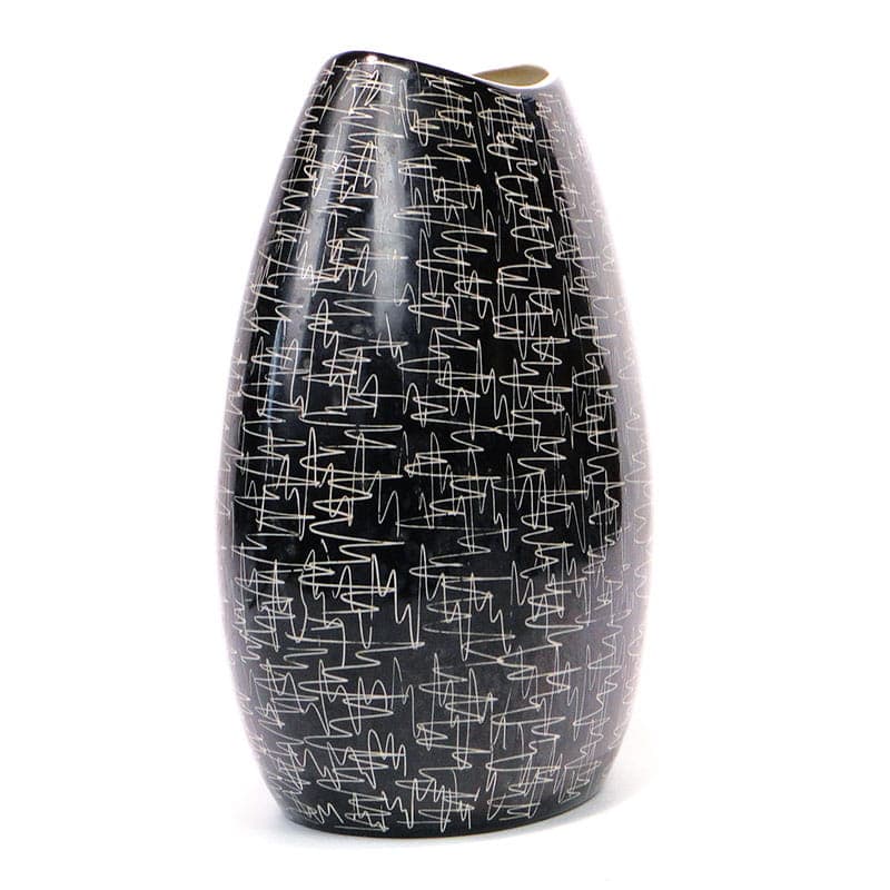 Vase New Look, multicolor vitrified stoneware, Chodzież, Poland, 1950s. - 226914