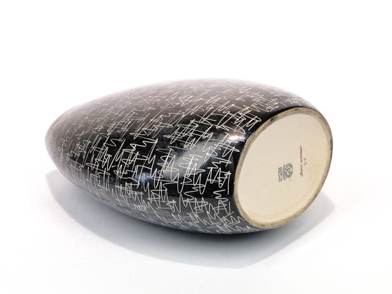Vase New Look, multicolor vitrified stoneware, Chodzież, Poland, 1950s. - 226917