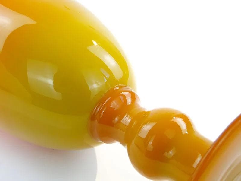 Amfora, szkło pomarańcz, proj. Z. Horbowy, Polska, lata 70. - 16616