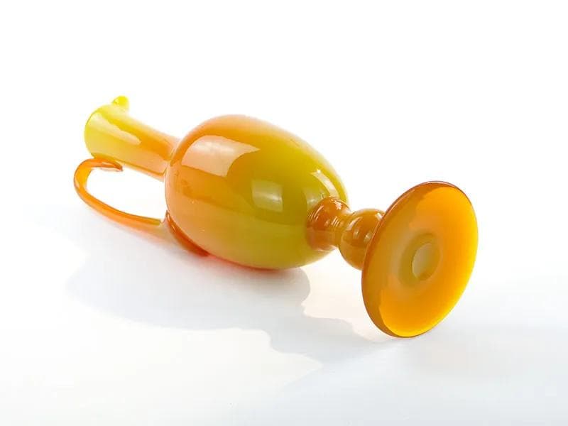 Amfora, szkło pomarańcz, proj. Z. Horbowy, Polska, lata 70. - 16615