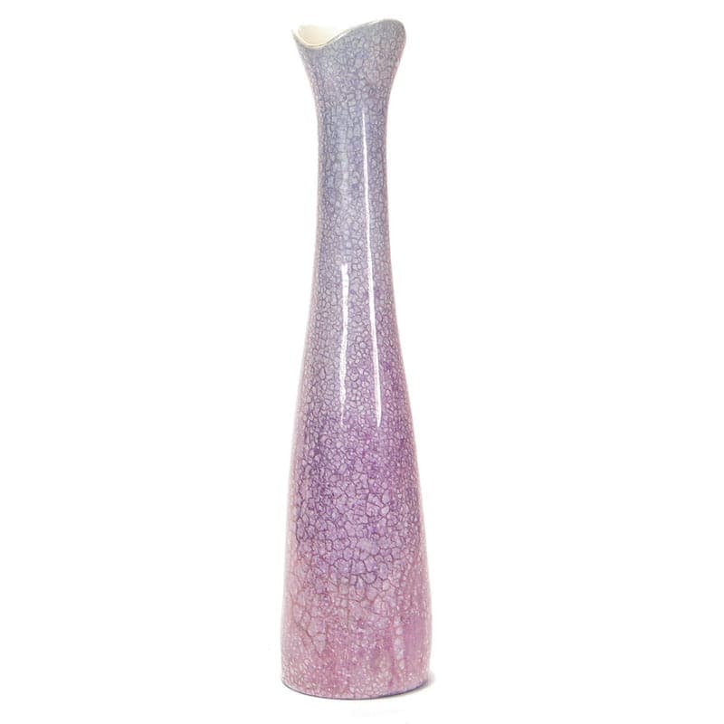 Vase, pastel purple, porcelain, Poland, 1960s - 227097