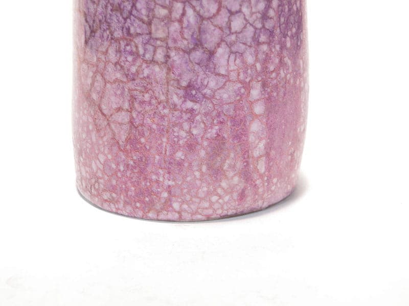 Vase, pastel purple, porcelain, Poland, 1960s - 227099