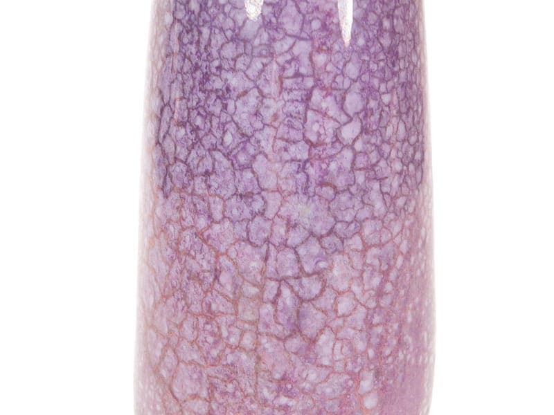 Vase, pastel purple, porcelain, Poland, 1960s - 227098