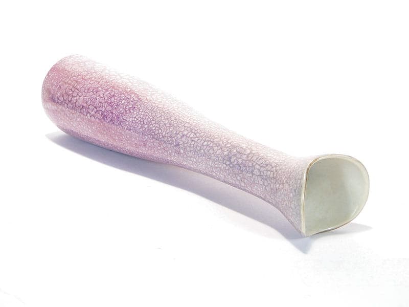 Vase, pastel purple, porcelain, Poland, 1960s - 227095