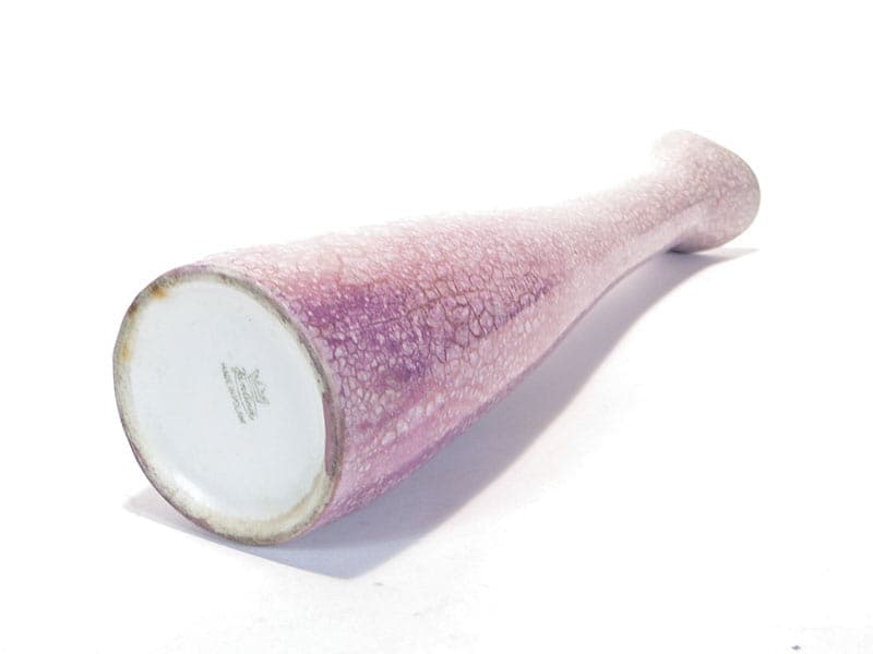 Vase, pastel purple, porcelain, Poland, 1960s - 227100