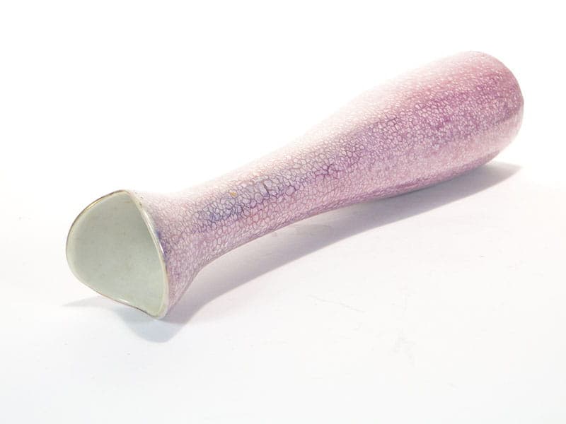 Vase, pastel purple, porcelain, Poland, 1960s - 227102
