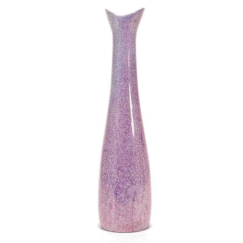 Vase, pastel purple, porcelain, Poland, 1960s