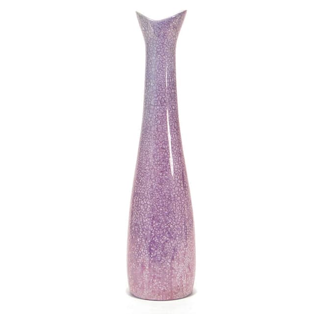 Vase, pastel purple, porcelain, Poland, 1960s - DIMENSION