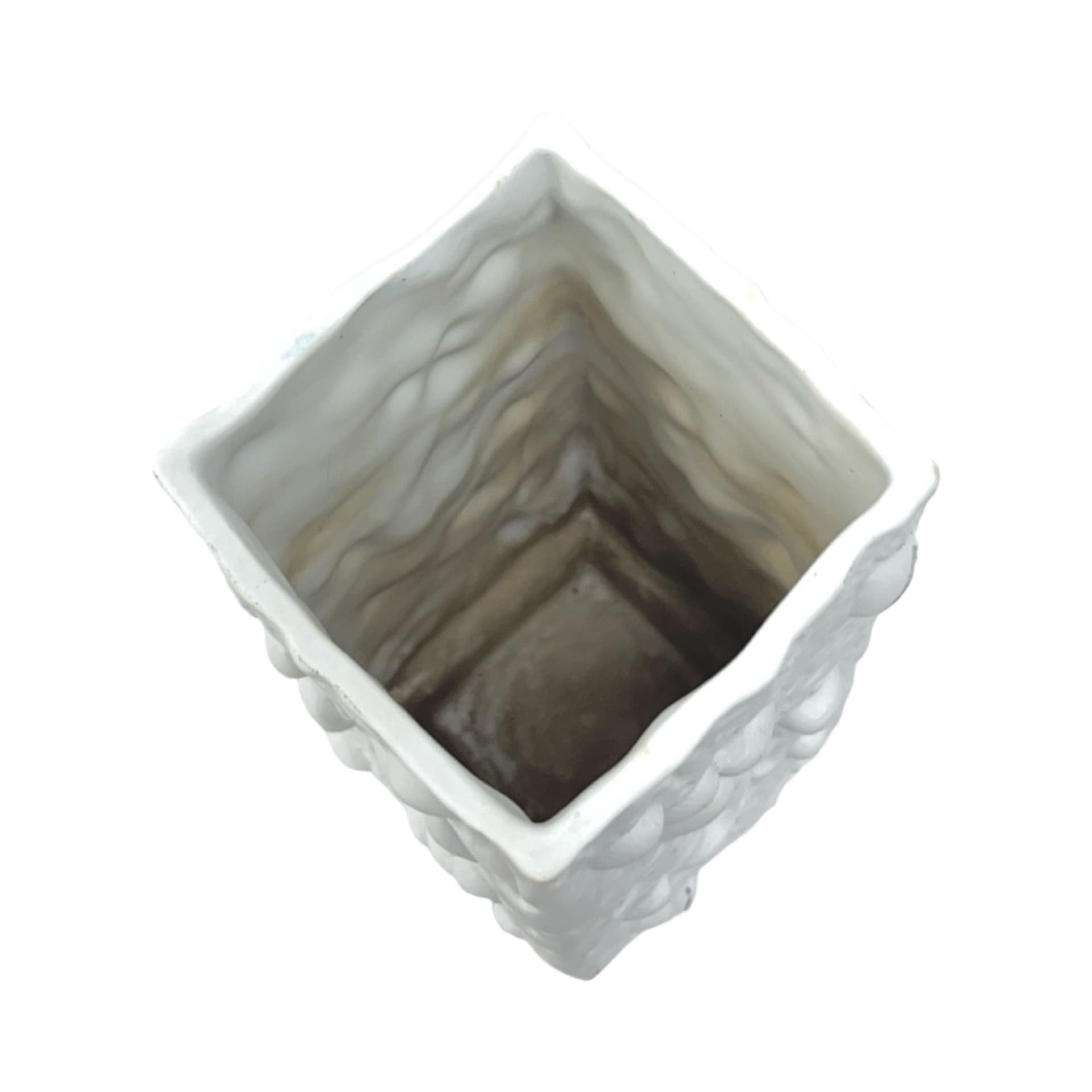 Wazon Skamieliny, biały, porcelana biskwitowa, Niemcy, lata 70. - 227201