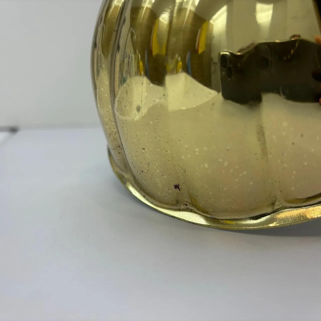 Pair of wall sconces Hollywood Regency, golden, steel brass, USA, 1970s. - 16581