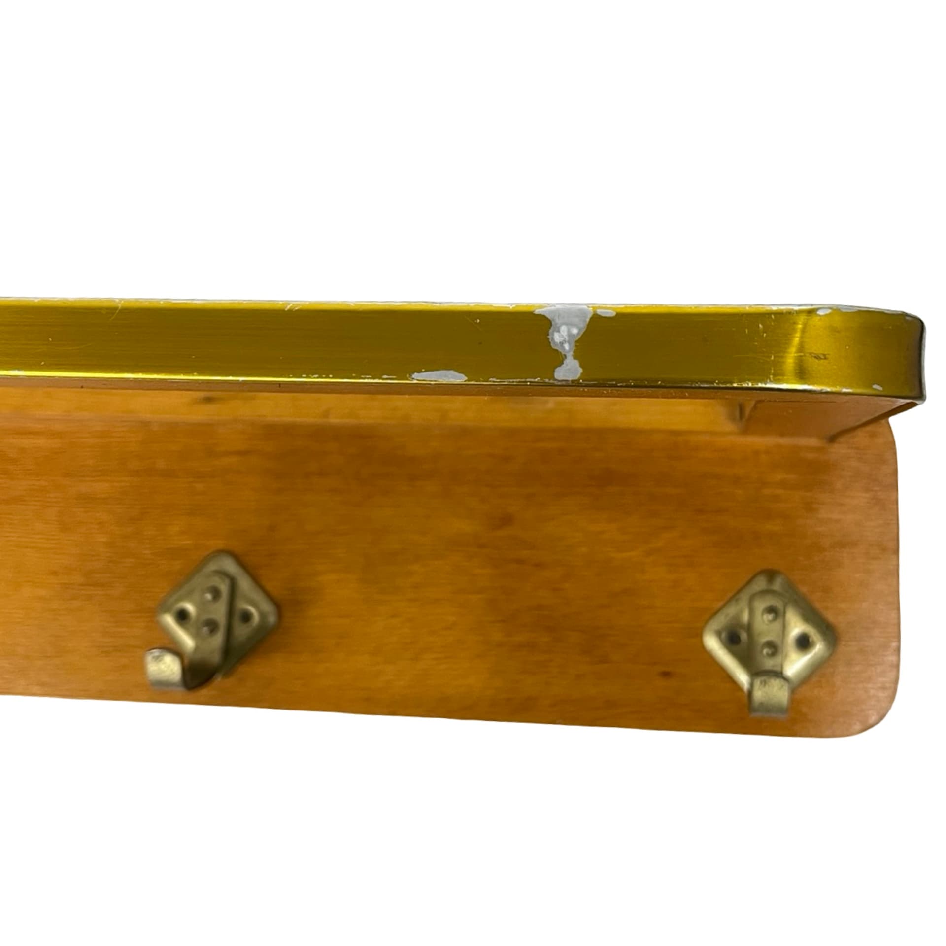 Wieszak ścienny Brusel, biały, proj. R. Volket, Niemcy, lata 50. - 227317