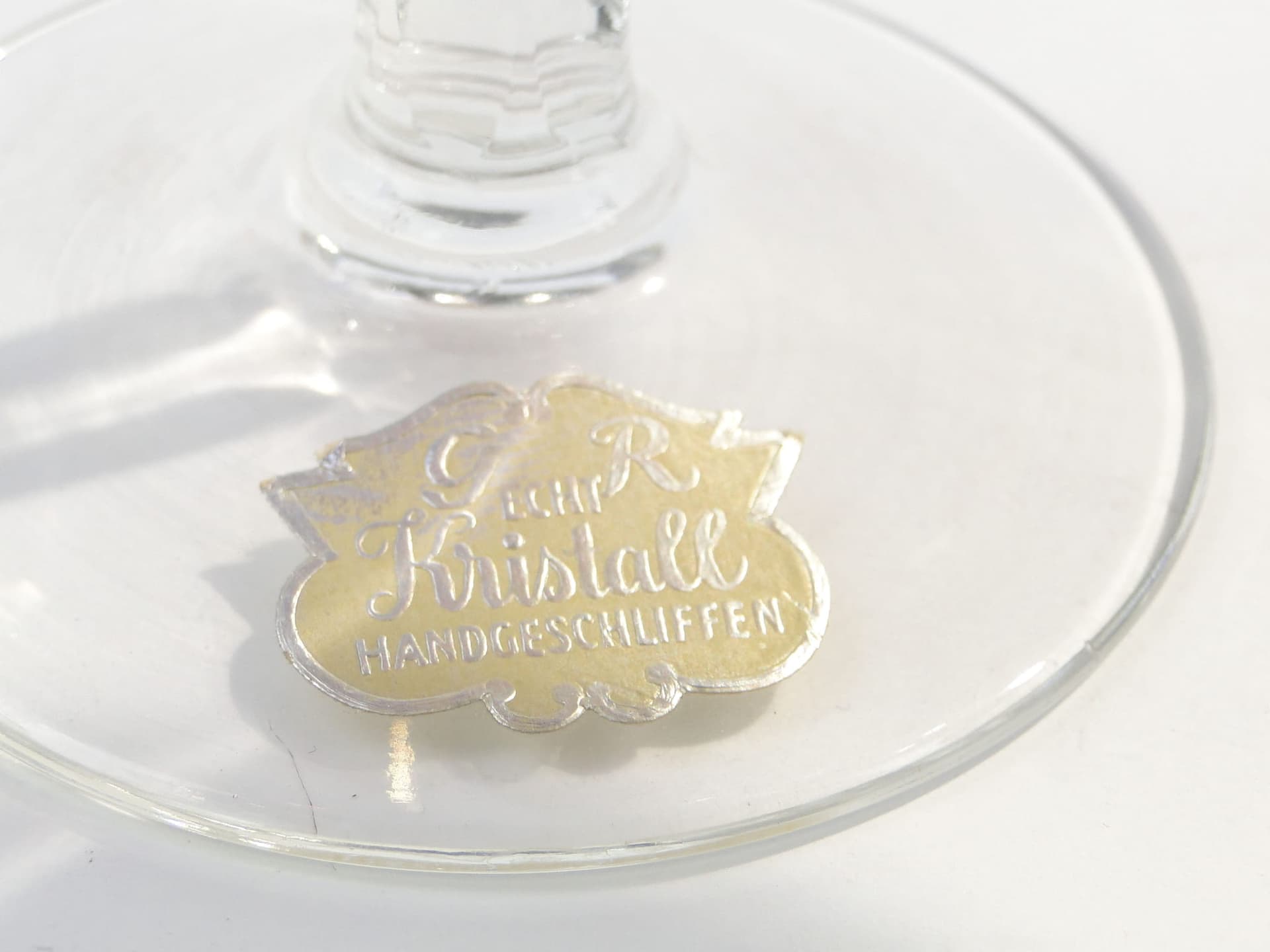 Zestaw sześciu kielichów Art Deco, multicolor, kryształ, Niemcy, lata 30. - 227340