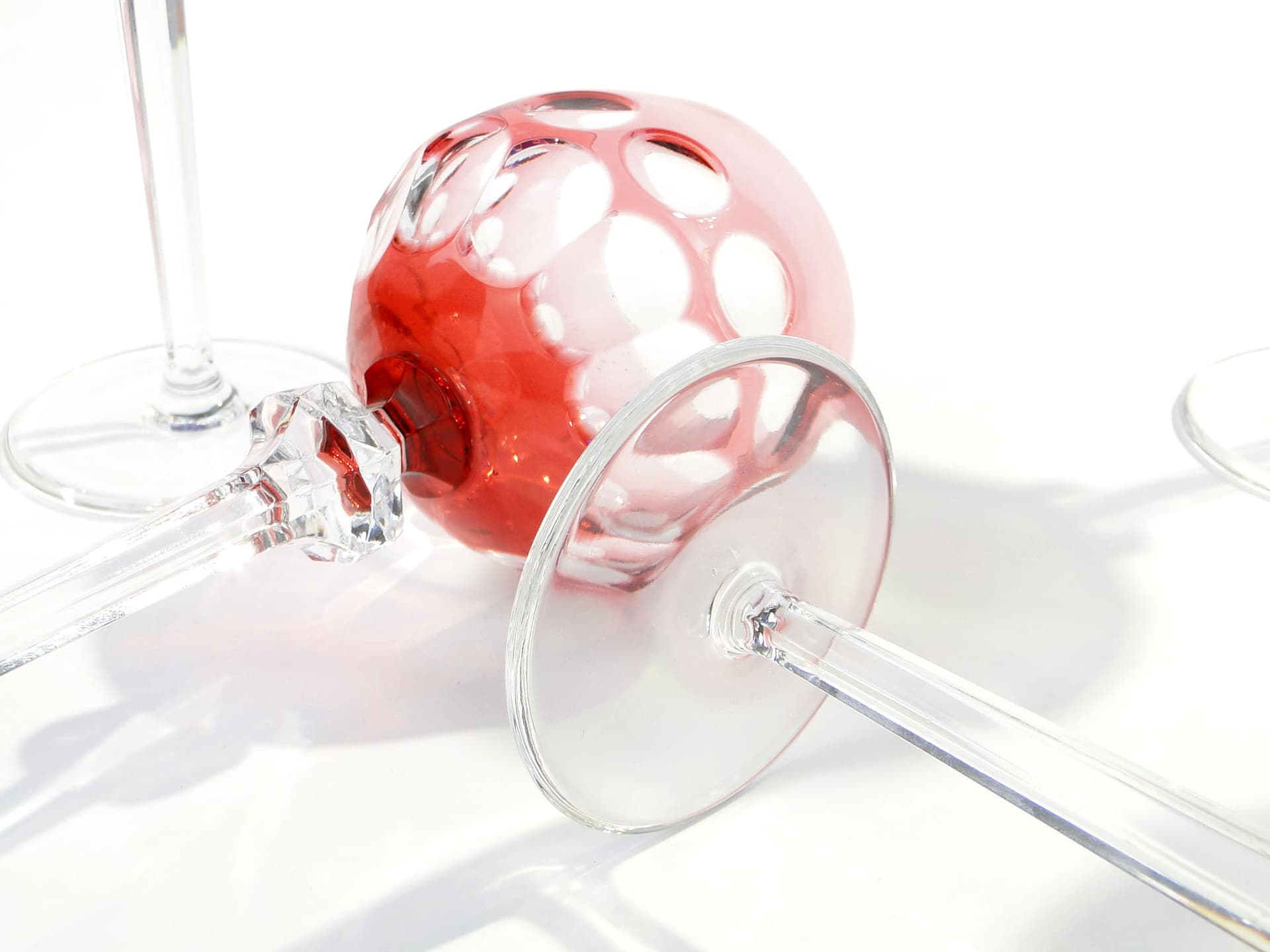 Komplet kielichów art déco, multikolor, kryształ, Nachtmann, Niemcy, lata 20. - 227369