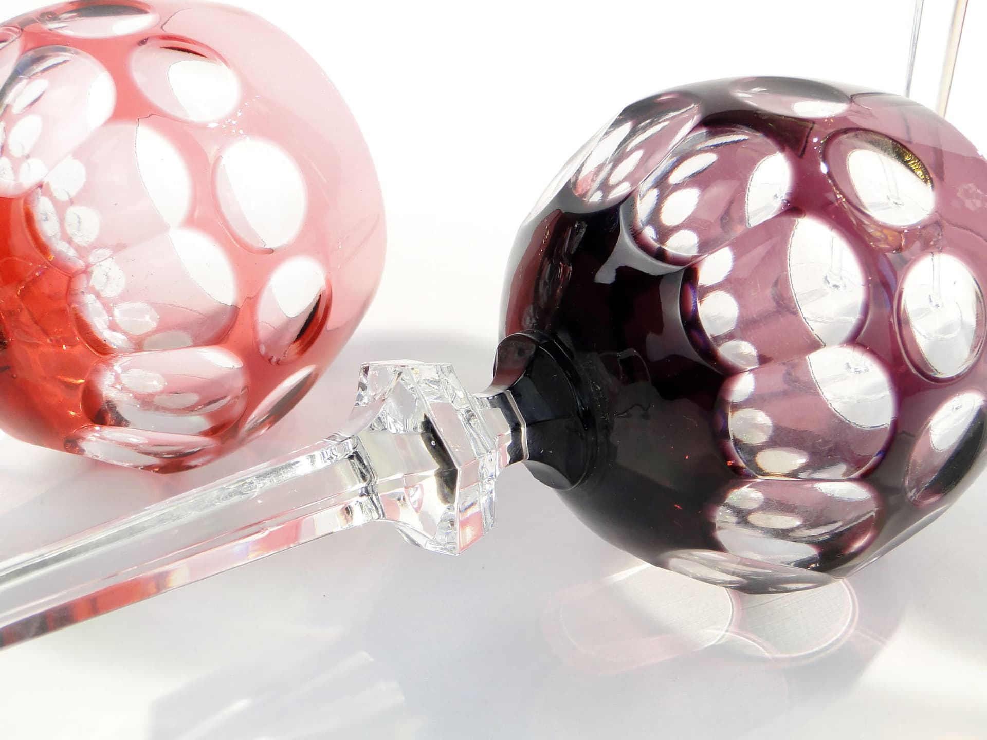 Komplet kielichów art déco, multikolor, kryształ, Nachtmann, Niemcy, lata 20. - 227366