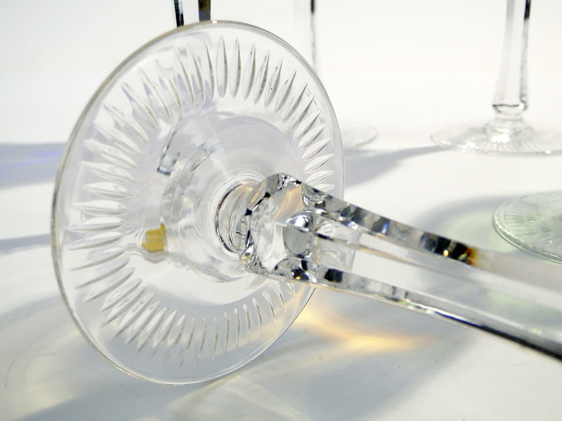 Komplet kielichów do czerwonego wina, Art Deco, multicolor, kryształ, Nachtmann, Niemcy, lata 20. - 227387