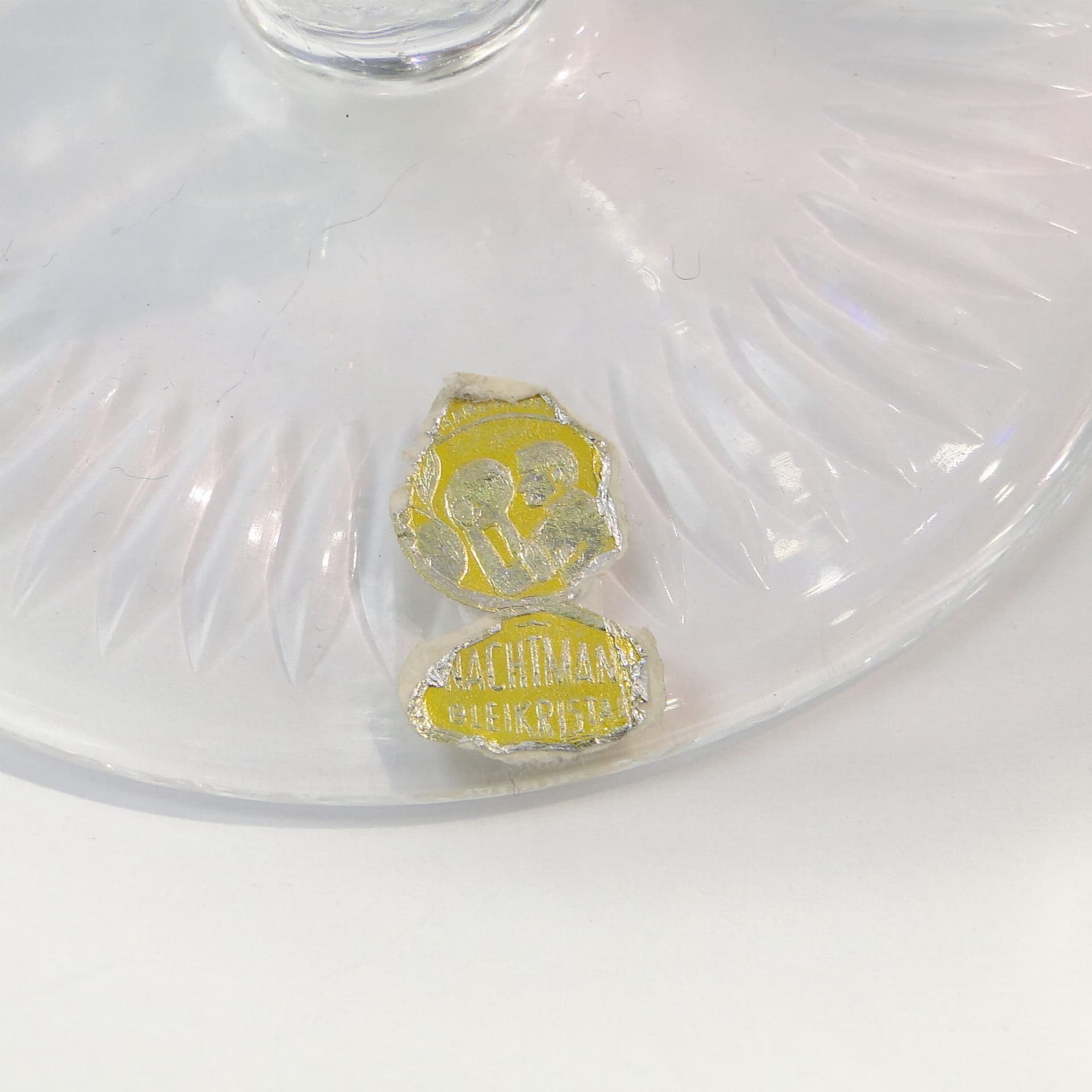 Komplet kielichów do czerwonego wina, Art Deco, multicolor, kryształ, Nachtmann, Niemcy, lata 20. - 227388