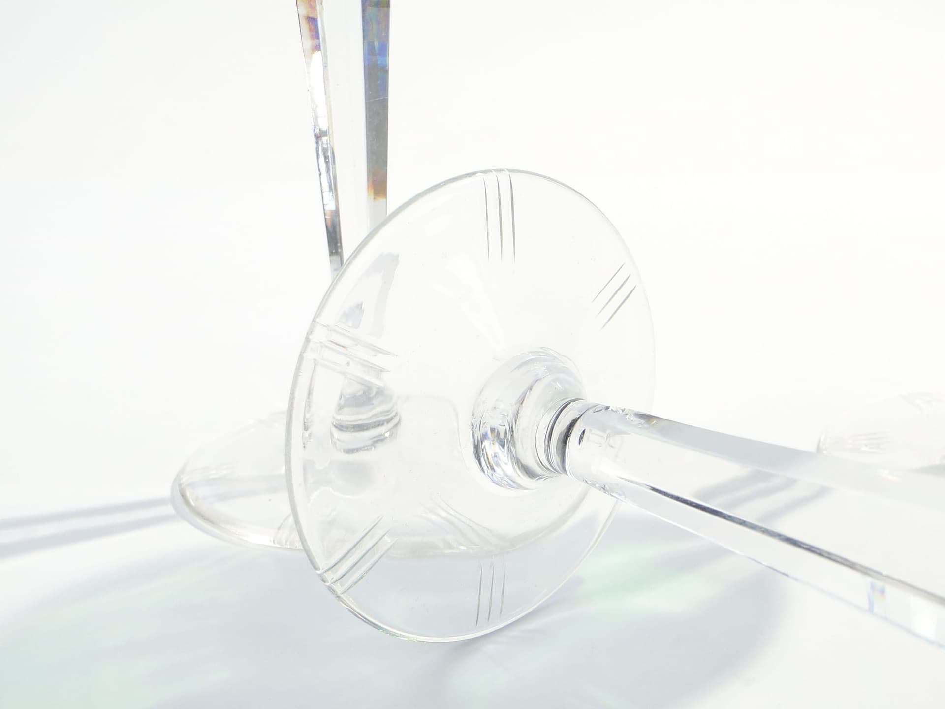 Zestaw czterech kielichów, Art Deco, multicolor, kryształ, Nachtmann, Niemcy, lata 20. - 227390