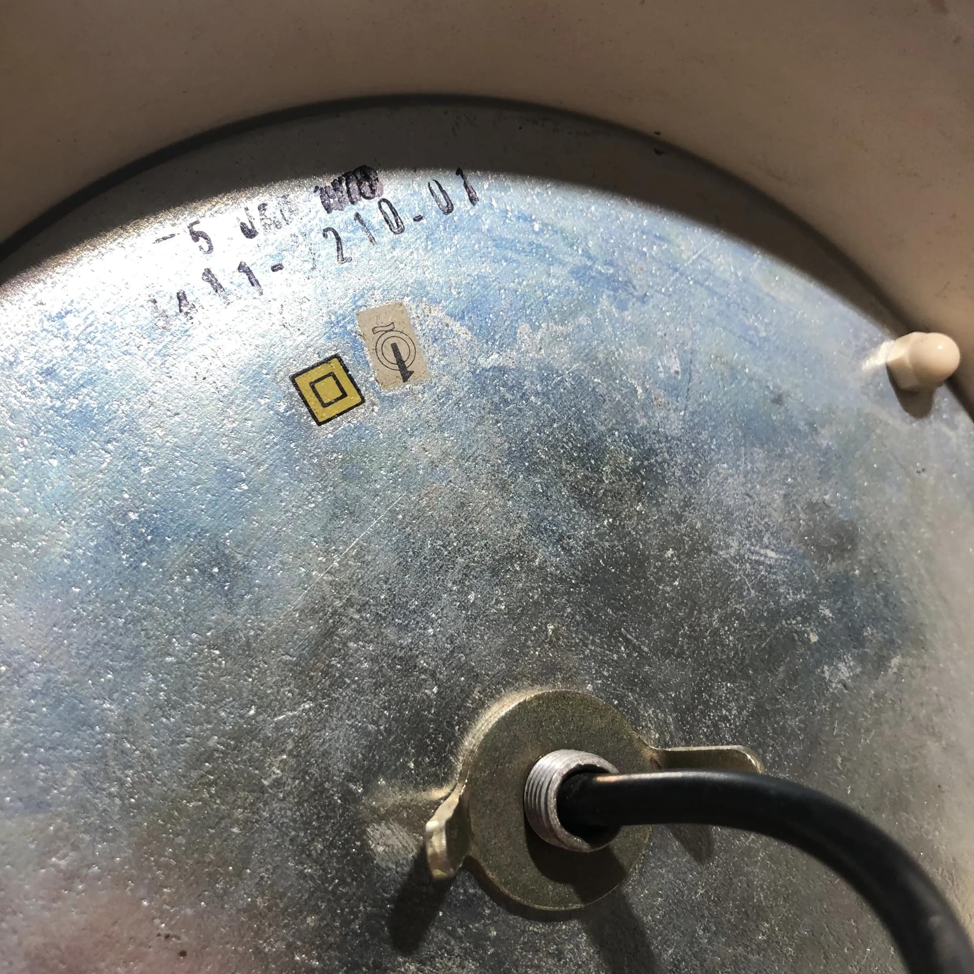 Lampa stołowa Space Age, biała, metal chromowany, AKA Electric, Niemcy, lata 70. - 16574