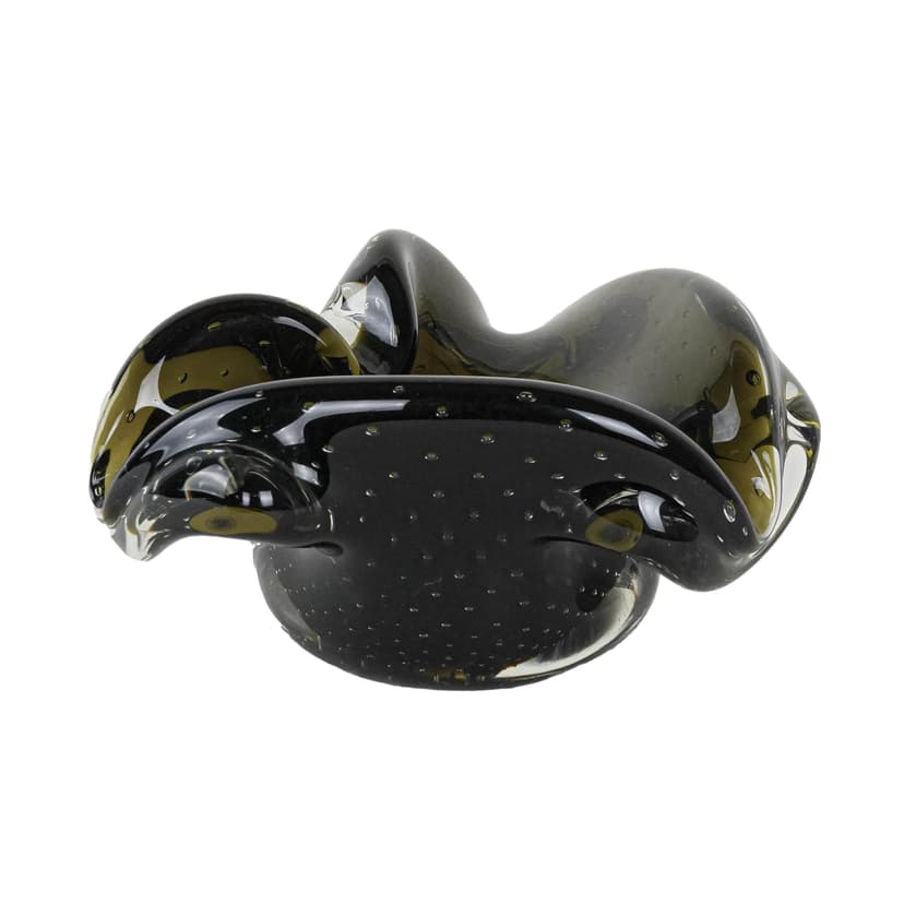 Bowl Murano, green, glass, Italy, 1960s.