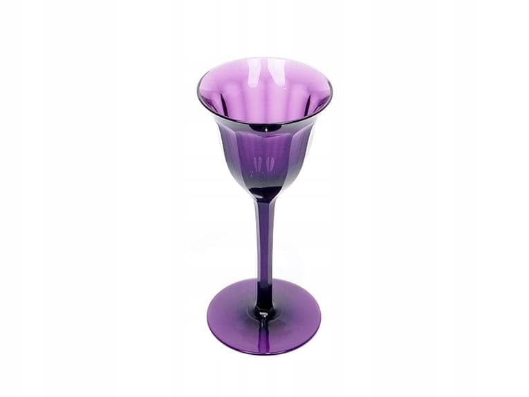Kielich Romer, ametystowy, kryształ, Bohemia Moser, Czechy, lata 20. - 227517