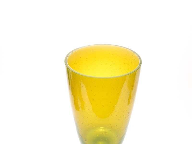 Kielich cieniowany, szkło barwione multicolor, proj. Z. Horbowy, Huta Szkła Sudety, Polska, lata 70. - 227525