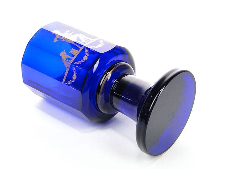 Kielich, szkło kobaltowe, Czechy, początek XX w. - 227545