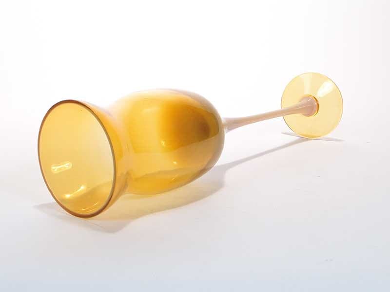 Kielich artystyczny, multicolor, szkło sodowe, proj. Z. Horbowy, Polska, lata 70. - 227553