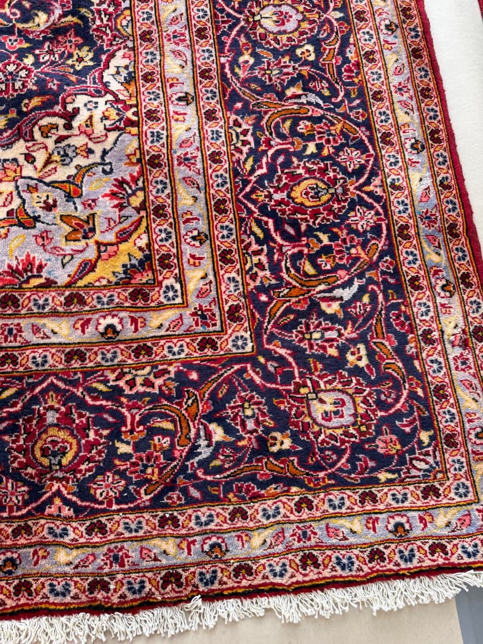 Rug Keshan 415x305 cm, red wool, Iran - 227648