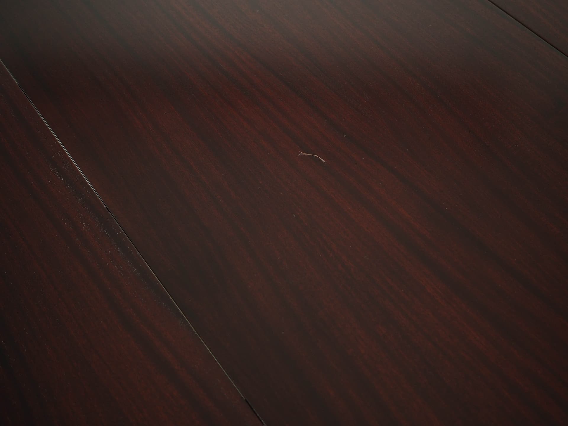 Round dining table, mahogany, Denmark, 1970s. - 227744