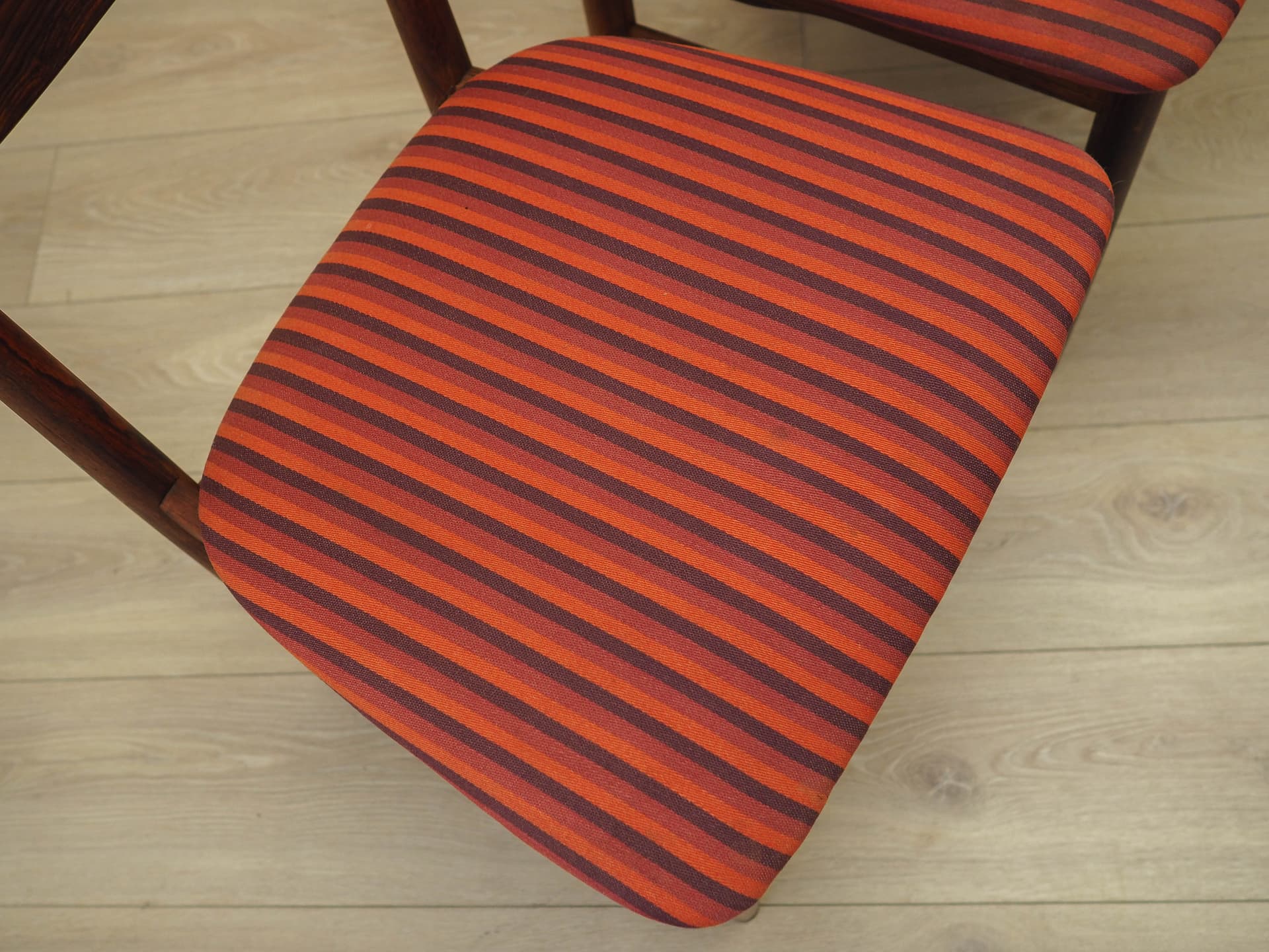 Set of six chairs, multicolor rosewood, Skovby Møbelfabrik, Denmark, 1970s. - 227918