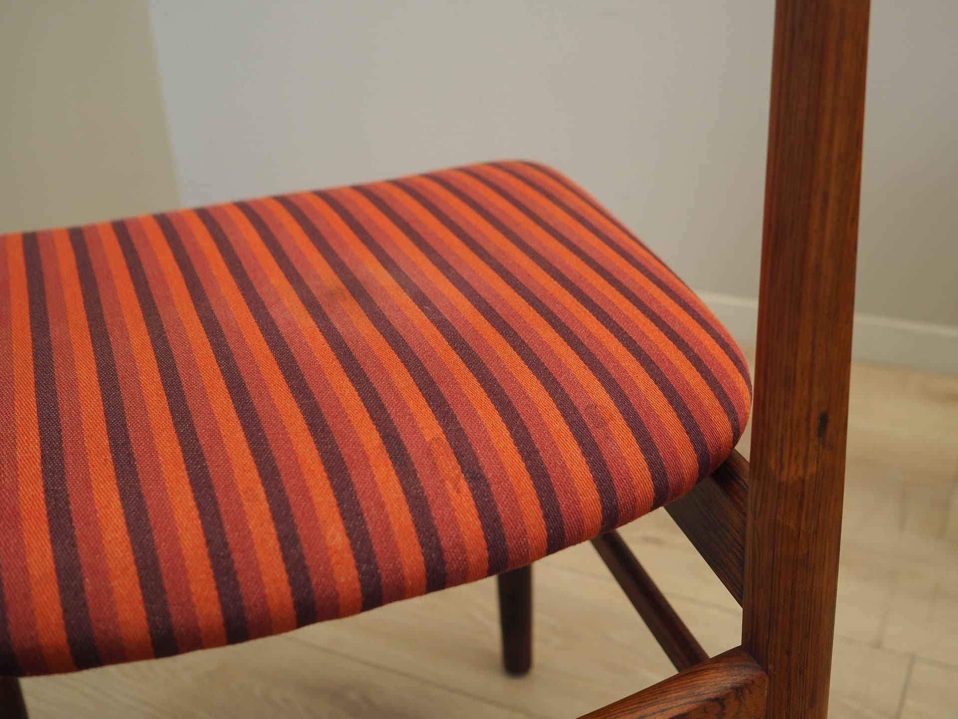 Set of six chairs, multicolor rosewood, Skovby Møbelfabrik, Denmark, 1970s. - 227925