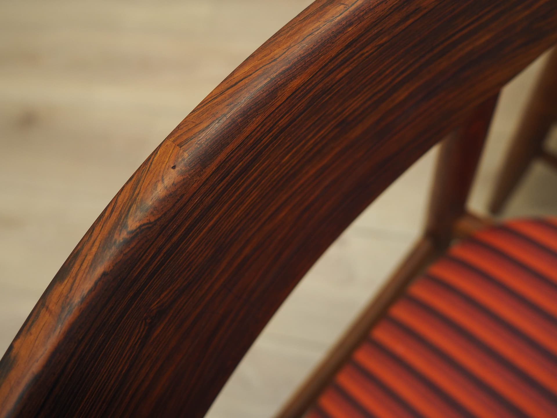 Set of six chairs, multicolor rosewood, Skovby Møbelfabrik, Denmark, 1970s. - 227917