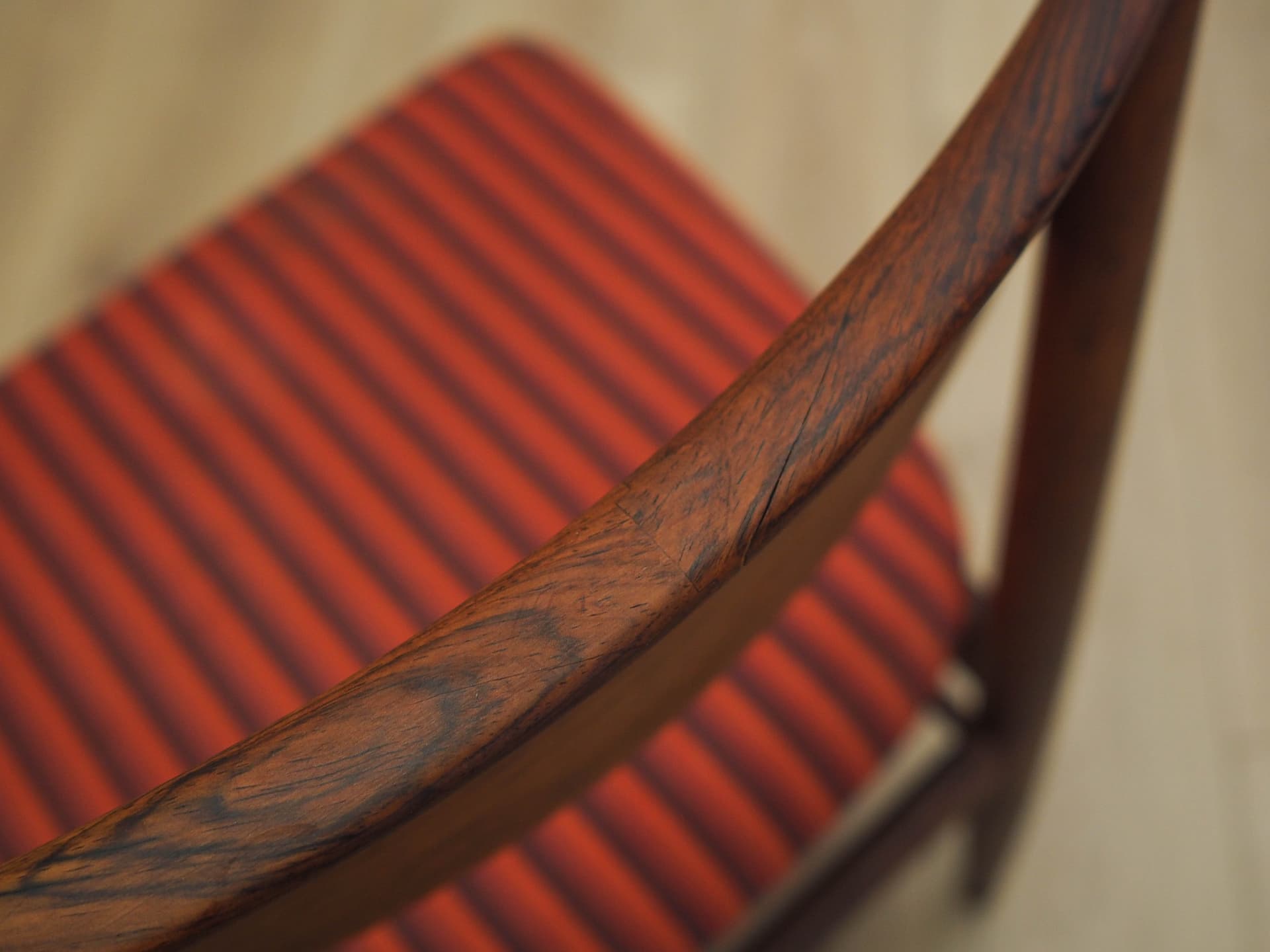 Set of six chairs, multicolor rosewood, Skovby Møbelfabrik, Denmark, 1970s. - 227926