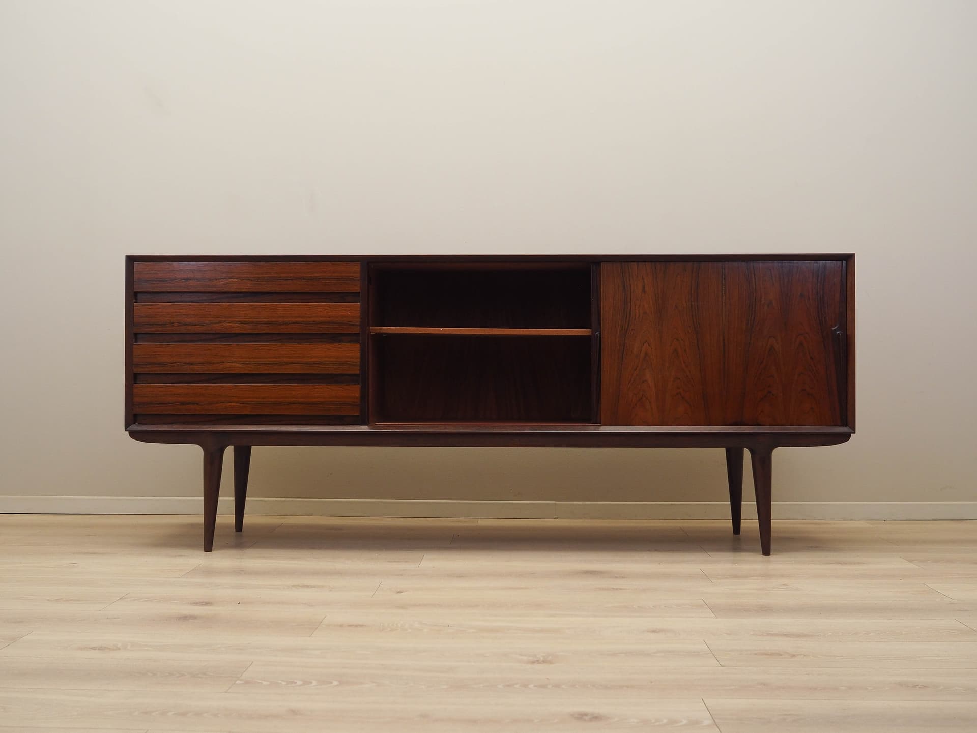 Sideboard Model 18, palisander brązowy, Omann Jun, Dania, lata 70. - 227973