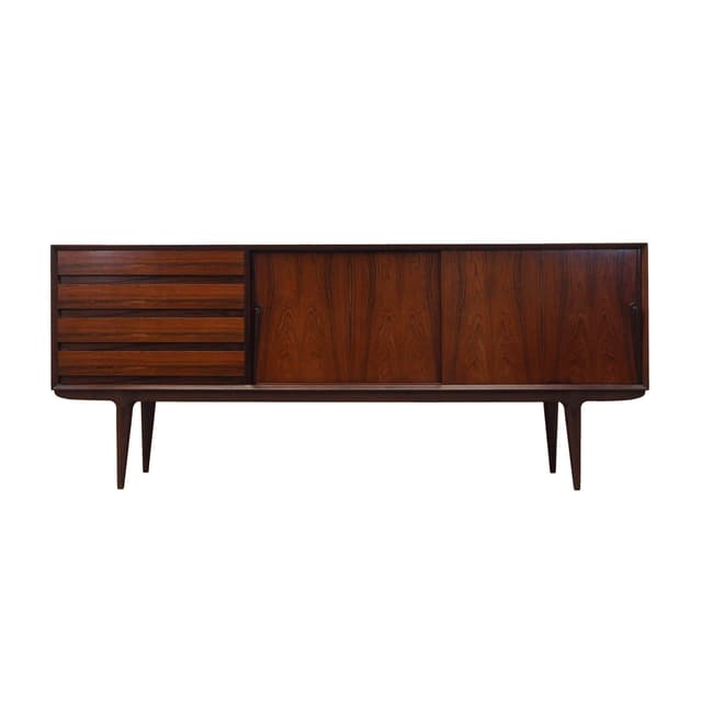 Sideboard Model 18, palisander brązowy, Omann Jun, Dania, lata 70. - WYMIARY